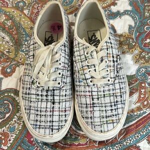 Vans tweed size 6 Womens worn once